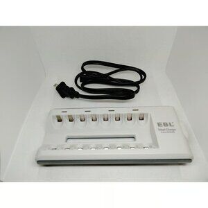 EBL 8 Slot Individual LED Battery Charger For AA AAA Rechargeable Batteries